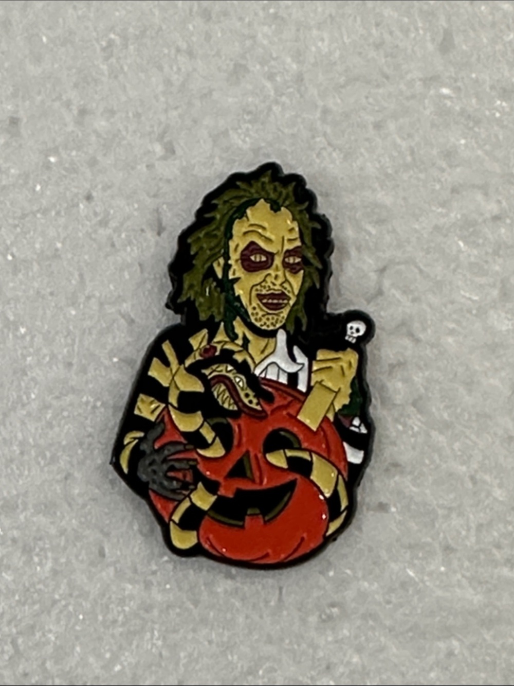 Beetlejuice Kids Enamel Pin - Green & Black